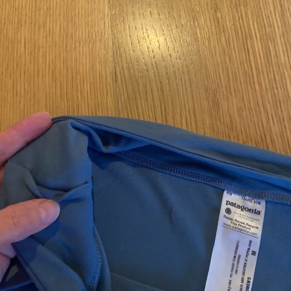 Patagonia Blue A-Line Circle Skirt Elastic Waistband Activewear Athleisure - Picture 5 of 12